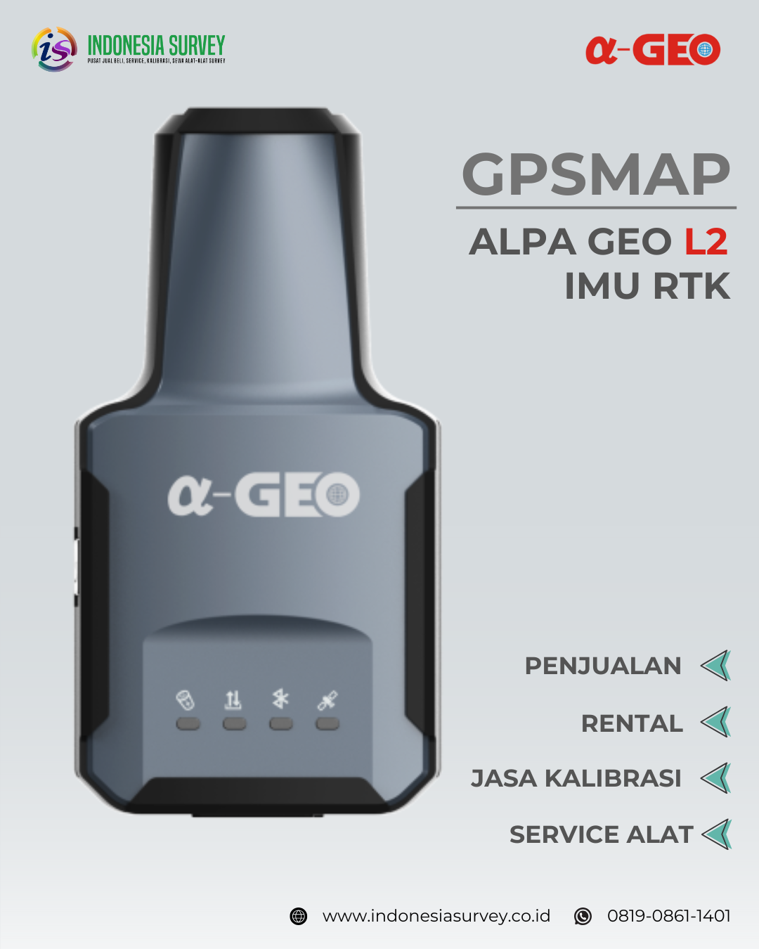 Receiver GPS Alpa Geo L2